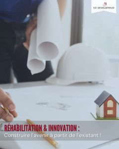 Réhabilitation d’un bâtiment tertiaire à Clermont-Ferrand Projet de rénovation immobilière développé par SR Développeur Valorisation du bâti existant et performance énergétique